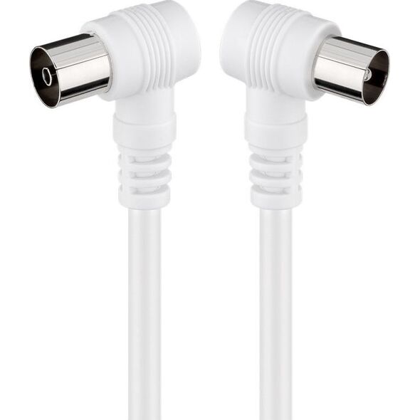 Kabel Goobay Antenowy 2.5m biały (RB11521)