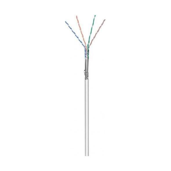 Goobay CAT 5e kabel sieciowy, SF/UTP, Szary - Długość kabla 100 m