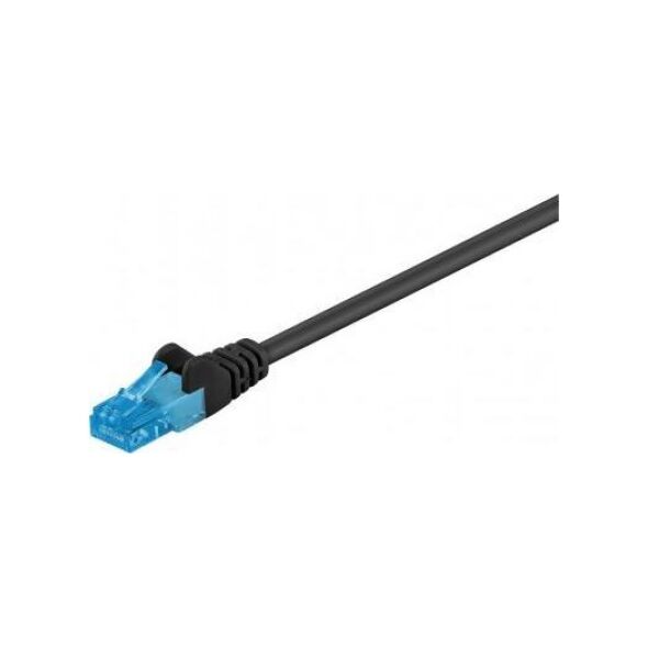 Goobay CAT 6AKabel łączący, U/UTP, czarny - Długość kabla 7.5 m