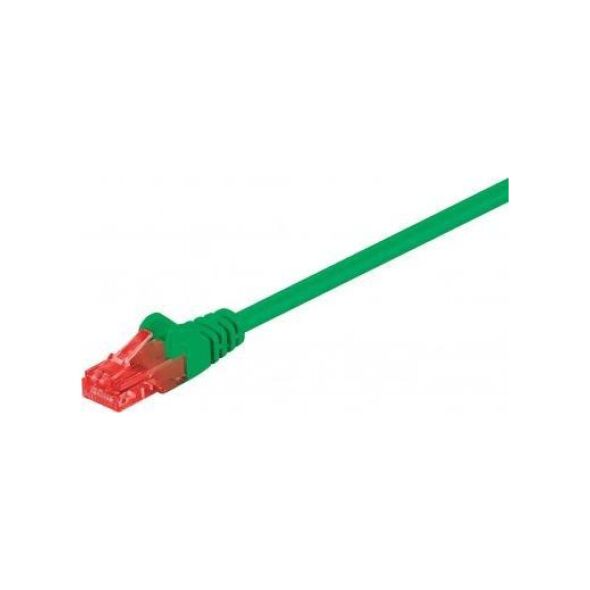 Goobay CAT 6Kabel łączący, U/UTP, Zielony - Długość kabla 1.5 m