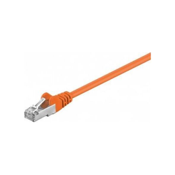 RB-LAN CAT 5e Kabel łączący, F/UTP, Pomarańczowy - Długość kabla 0.25 m