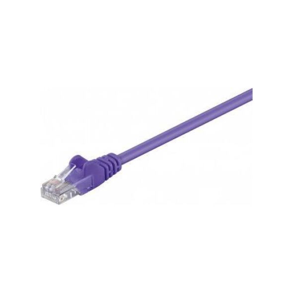 RB-LAN CAT 5e Kabel łączący, U/UTP, Fioletowy - Długość kabla 10 m