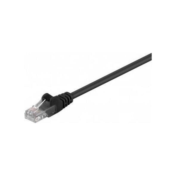 RB-LAN CAT 5e Kabel łączący, U/UTP, czarny - Długość kabla 30 m