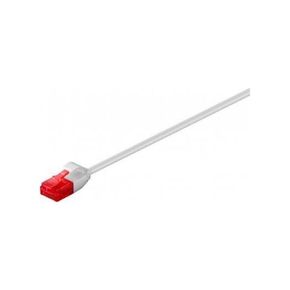 CAT 6Smukły kabel połączeniowy,U/UTP, Szary - Długość kabla 3 m