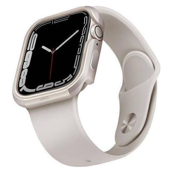 Uniq UNIQ etui Valencia Apple Watch Series 4/5/6/7/SE 45/44mm. starlight