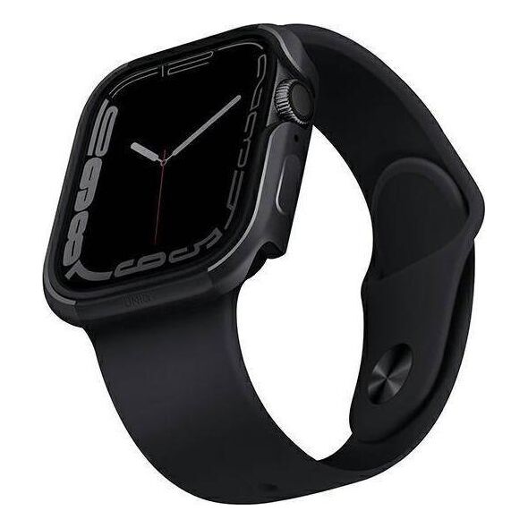 Uniq UNIQ etui Valencia Apple Watch Series 4/5/6/7/SE 40/41mm. grafitowy/graphite