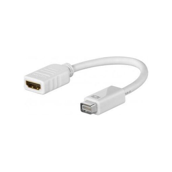Adapter AV Goobay DVI Mini - HDMI biały (JAB-1339139)