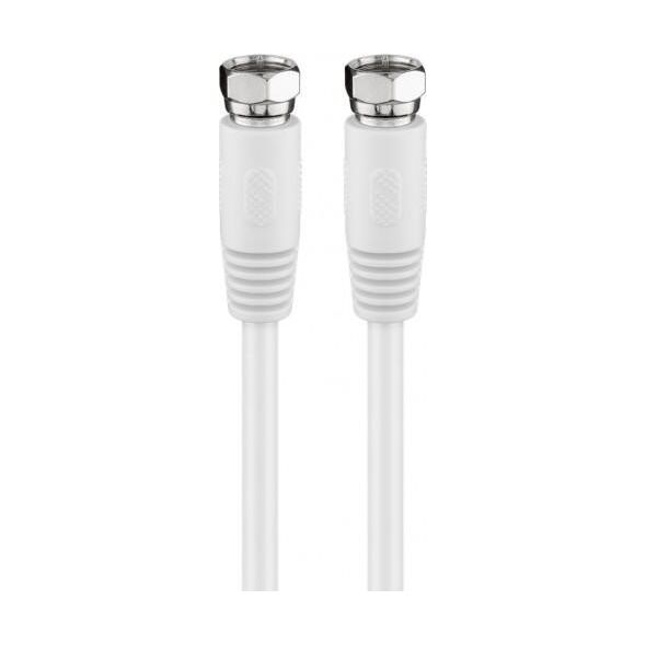 Kabel Goobay Antenowy (F) 10m biały (50741)