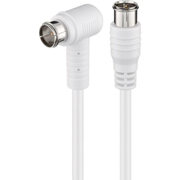 Kabel Goobay Antenowy (F) 2.5m biały (67348)