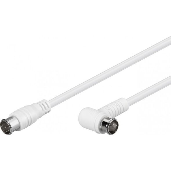 Kabel Goobay Antenowy (F) 2.5m biały (67348)