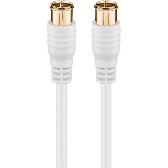 Kabel Goobay Antenowy (F) 1.5m biały (62743)