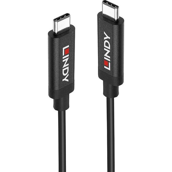 Kabel USB Lindy USB-C - USB-C 5 m Czarny (43308)