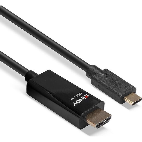 Kabel USB Lindy USB-C - HDMI 5 m Czarny (43315)