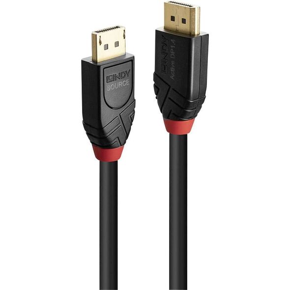Kabel Lindy DisplayPort - DisplayPort 5.1m czarny (41167)
