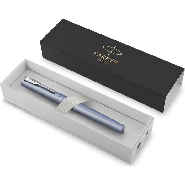 Parker PARKER Füller Vector XL Matte Silver-blue M Blau