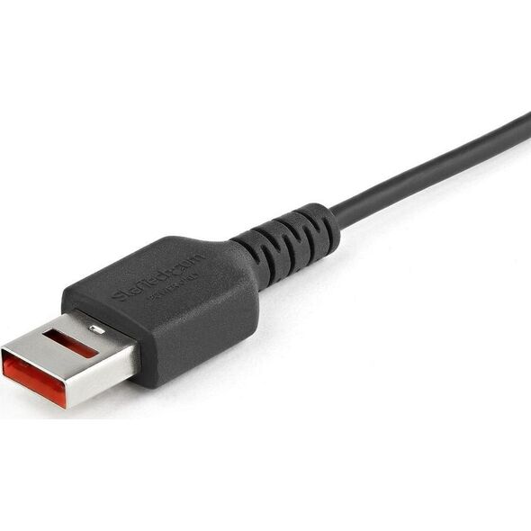 Kabel USB StarTech USB-A - microUSB 1 m Czarny (USBSCHAU1M)