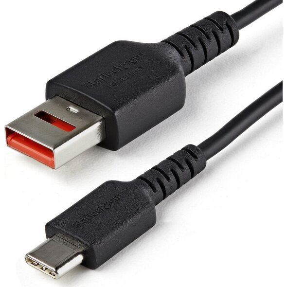 Kabel USB StarTech USB-A - USB-C 1 m Czarny (USBSCHAC1M)