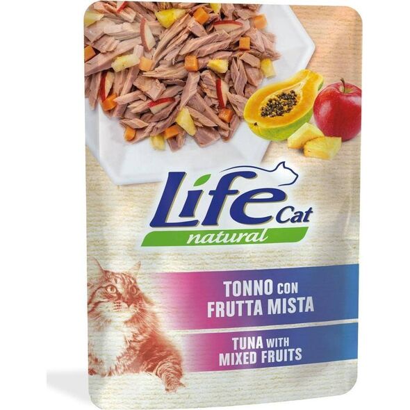 Life Pet Care LIFE CAT sasz.70g TUNA + MIXED FRUIT /30
