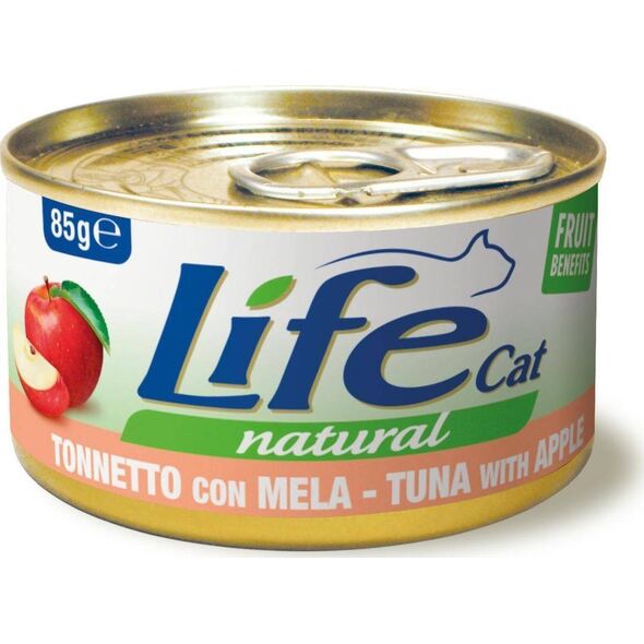 Life Pet Care LIFE CAT pusz.85g TUNA + APPLE /24