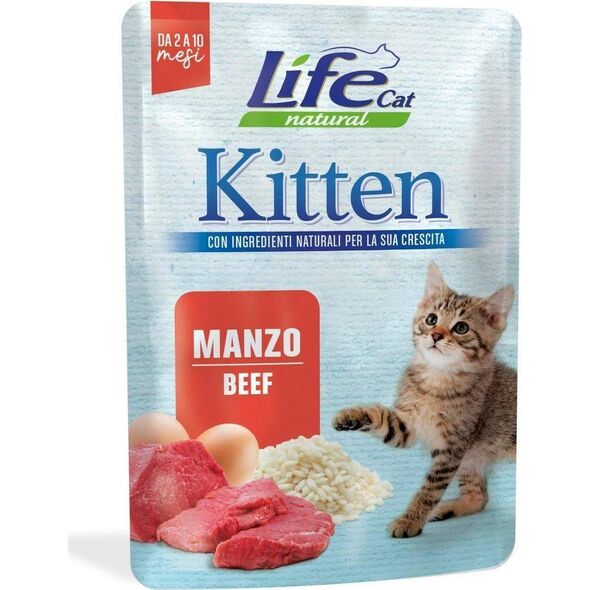 Life Pet Care LIFE CAT sasz.70g KITTEN BEEF /30