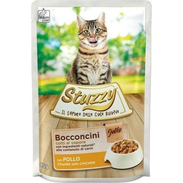 Stuzzy STUZZY KOT sasz.85g BOCCONCINI KURA żel /24
