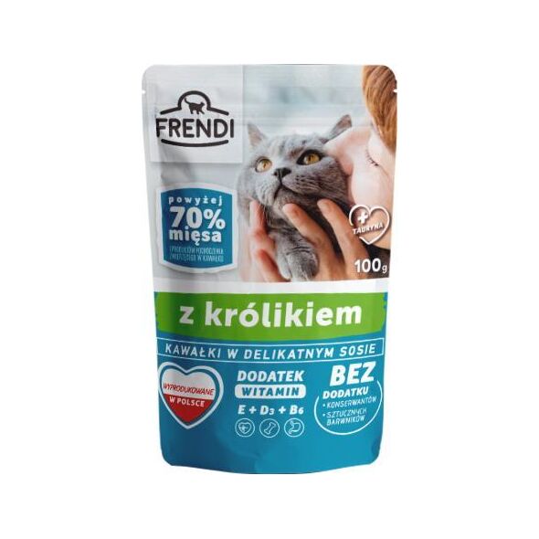 Pet Republic Frendi kawałki królika w delikatnym sosie Sasz.100g