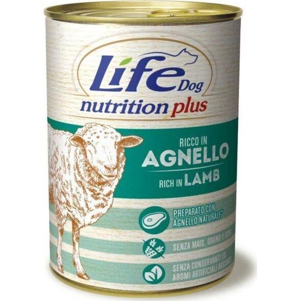 Life Pet Care Karma dla psa puszka 400 g LAMB + RICE /24