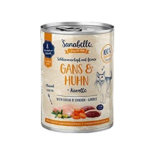 SANABELLE SANABELLE puszka 380g GĘŚ & KURCZAK