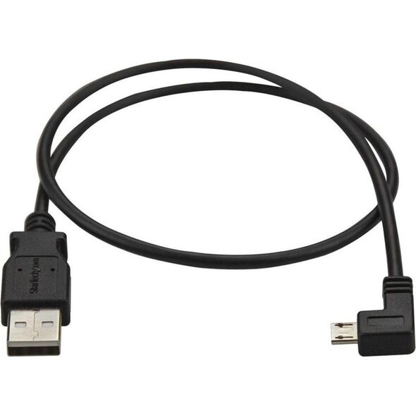 Kabel USB StarTech USB-A - microUSB 0.5 m Czarny (USBAUB50CMLA)
