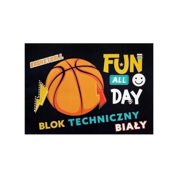 Beniamin Blok techniczny A4/10K biały chłopiec