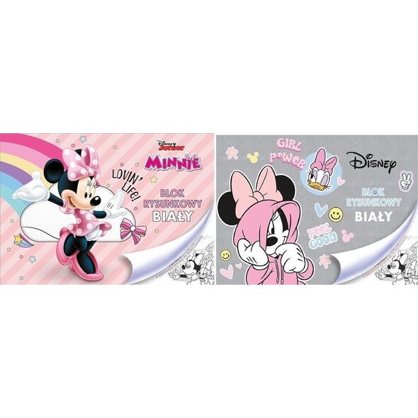 Beniamin Blok rysunkowy A4/20K biały Minnie Mouse
