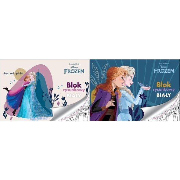 Beniamin Blok rysunkowy A4/20K biały Frozen