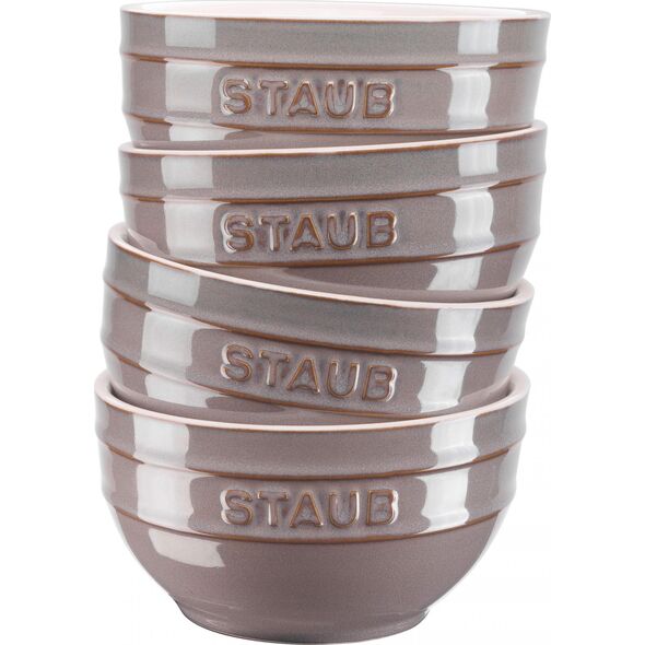 STAUB Zestaw 4 misek okrągłych Staub