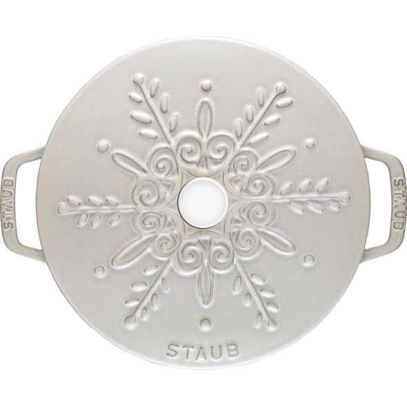 STAUB Garnek żeliwny okrągły snowflake Staub