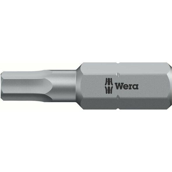 Wera Bit ciagliwo-twardy 1/4" DIN3126C6,3do srub z lbem z gniazdem 6-katnym 2,5x25mm Wera