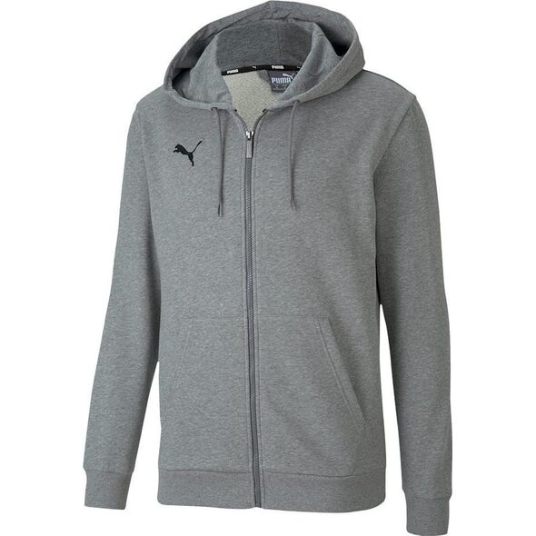 Puma Bluza męska Puma teamGOAL 23 Casuals Hooded Jacket szara 656708 33 S