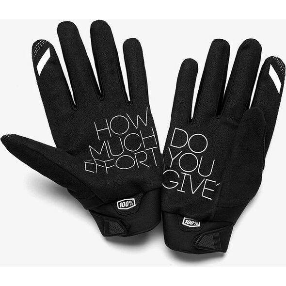 100% Rękawiczki 100% BRISKER Youth Glove fluo orange black roz. XL (długość dłoni 171-181 mm) (DWZ)