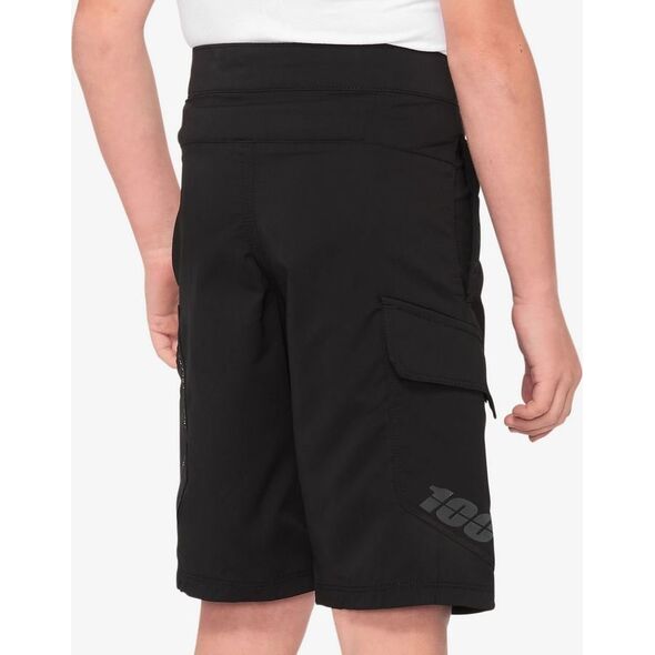 100% Szorty juniorskie 100% RIDECAMP Youth Shorts black roz. 28 (EUR 42) (NEW 2021)