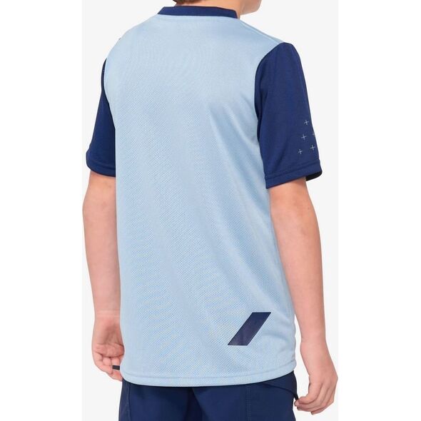 100% Koszulka juniorska 100% RIDECAMP Youth Jersey krótki rękaw black charcoal roz. XL (NEW 2021)