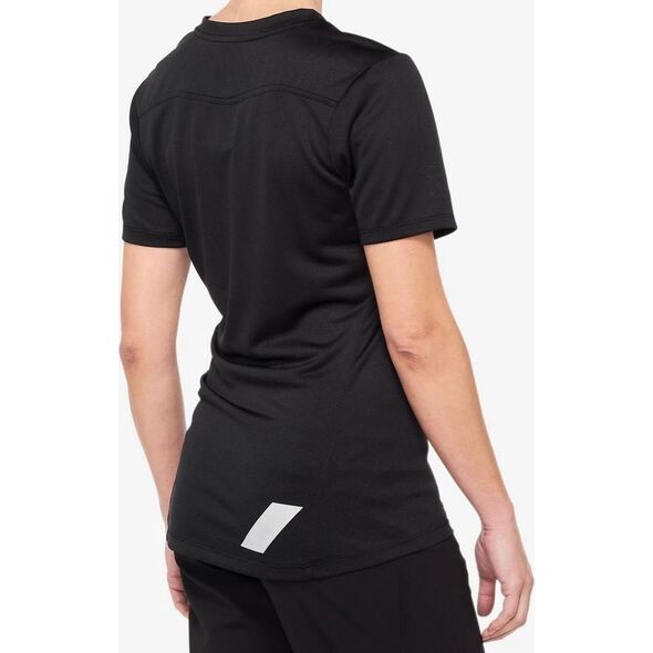 100% Koszulka damska 100% RIDECAMP Jersey krótki rękaw powder blue grey roz. L (NEW 2021)