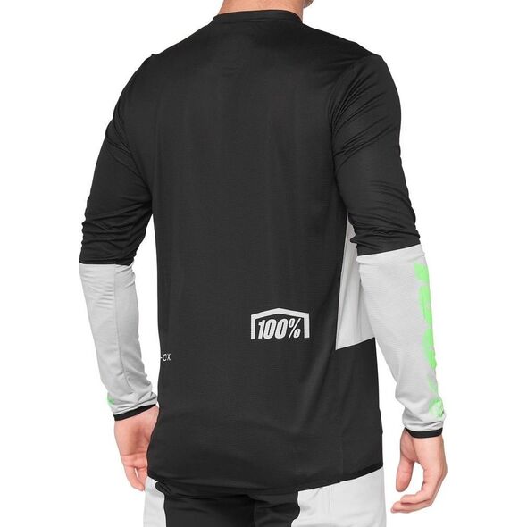 100% Koszulka męska 100% R-CORE X Jersey długi rękaw vapor black roz. XL (NEW 2021)