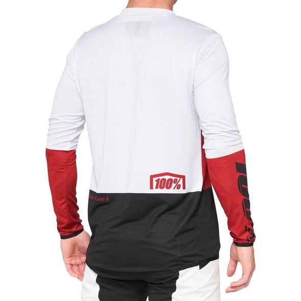 100% Koszulka męska 100% R-CORE X Jersey długi rękaw cherry black roz. L (NEW 2021)