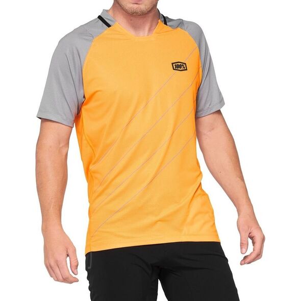 100% Koszulka męska 100% CELIUM Jersey krótki rękaw vapor lime roz. L (NEW 2021)
