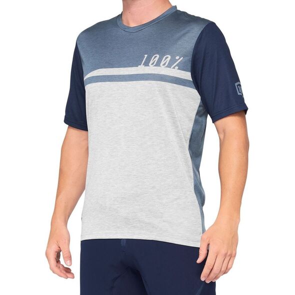 100% Koszulka męska 100% AIRMATIC Jersey krótki rękaw caramel black roz. S (NEW 2021)