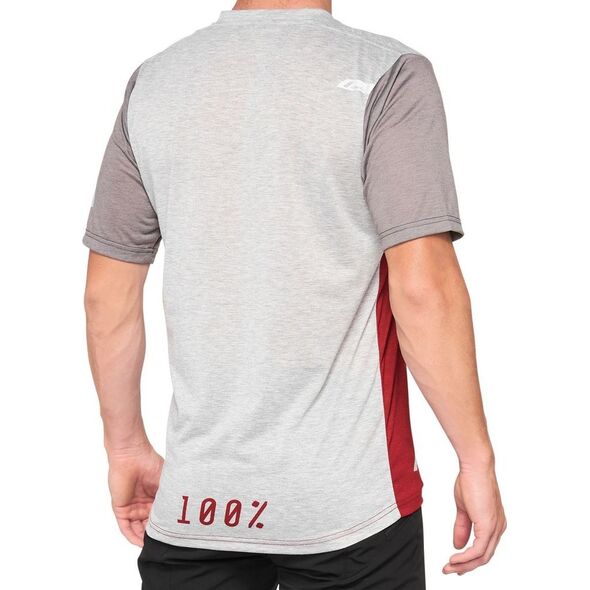 100% Koszulka męska 100% AIRMATIC Jersey krótki rękaw caramel black roz. S (NEW 2021)