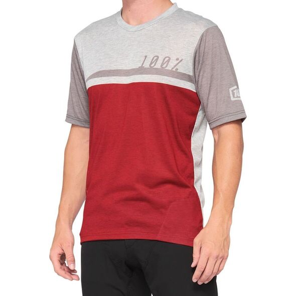 100% Koszulka męska 100% AIRMATIC Jersey krótki rękaw caramel black roz. XL (NEW 2021)