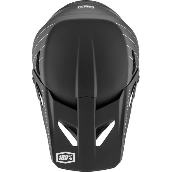 100% Kask full face juniorski 100% STATUS DH/BMX Helmet Essential Black roz. S (47-48 cm) (NEW)