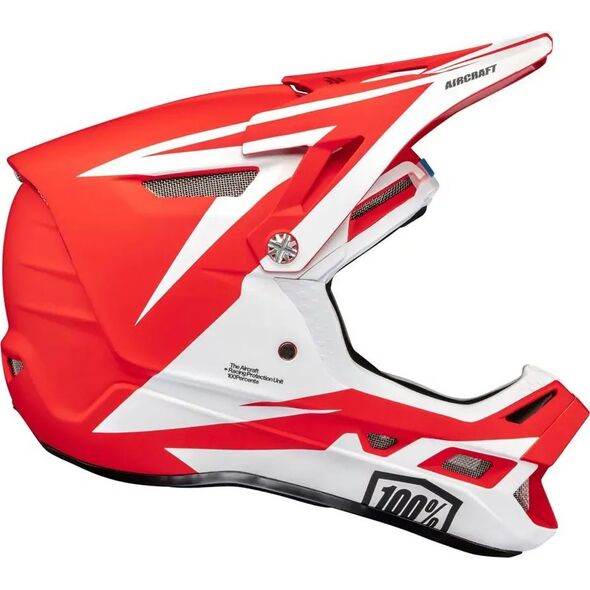 100% Kask full face 100% AIRCRAFT COMPOSITE Helmet Knoc Black roz. XL (61-62 cm) (NEW)