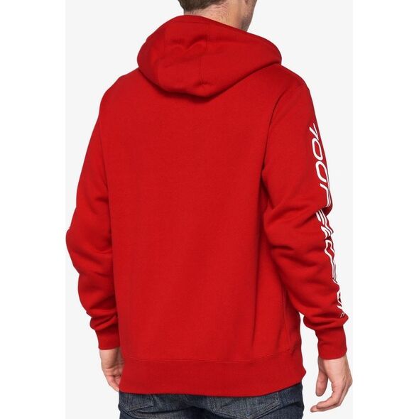 100% Bluza męska 100% SYNDICATE Hooded Zip Sweatshirt Chili Pepper roz. M (NEW)