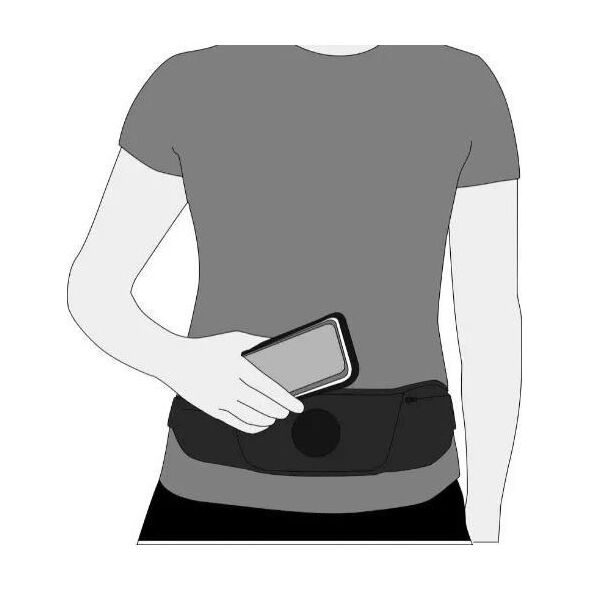 Shapeheart Pas do biegania z pokrowcem na telefon na biodra SHAPEHEART BELT AMZ roz.XL < 16,5 cm (NEW)